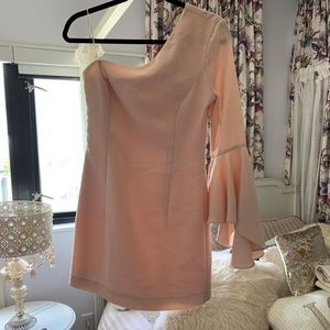 Pink Off the Shoulder Dress